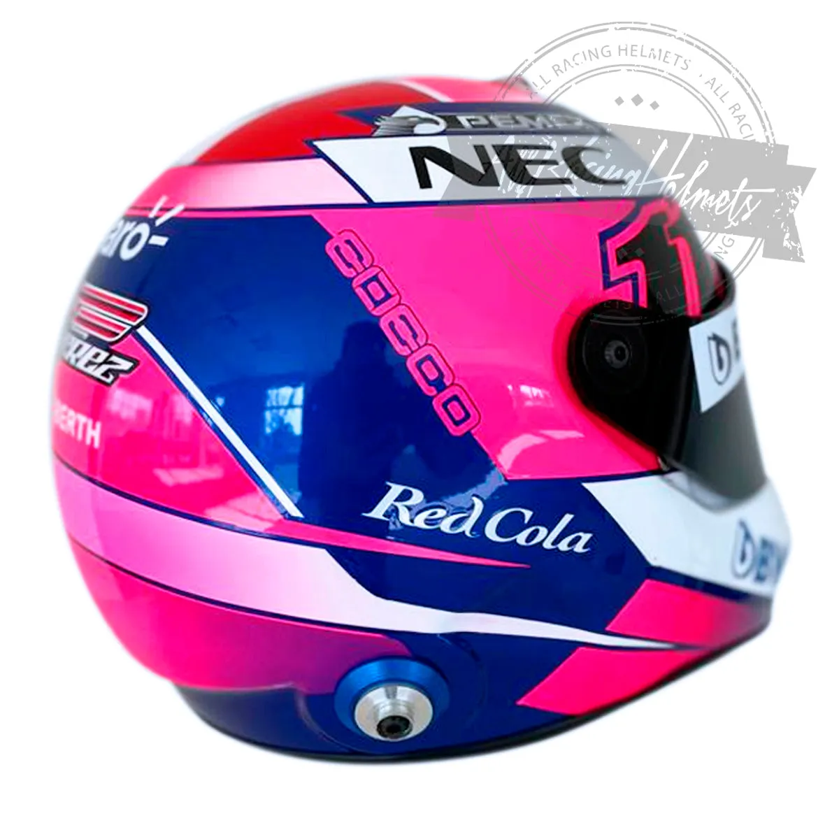 Sergio Perez 2019 F1 Replica Helmet Scale 1:1