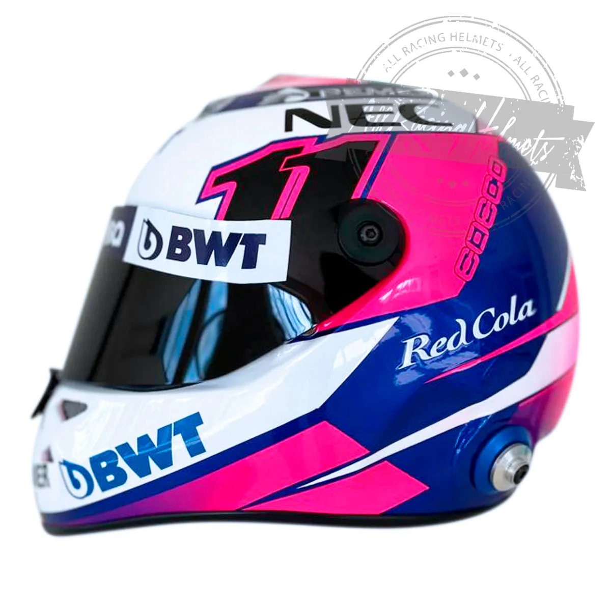 Sergio Perez 2019 F1 Replica Helmet Scale 1:1