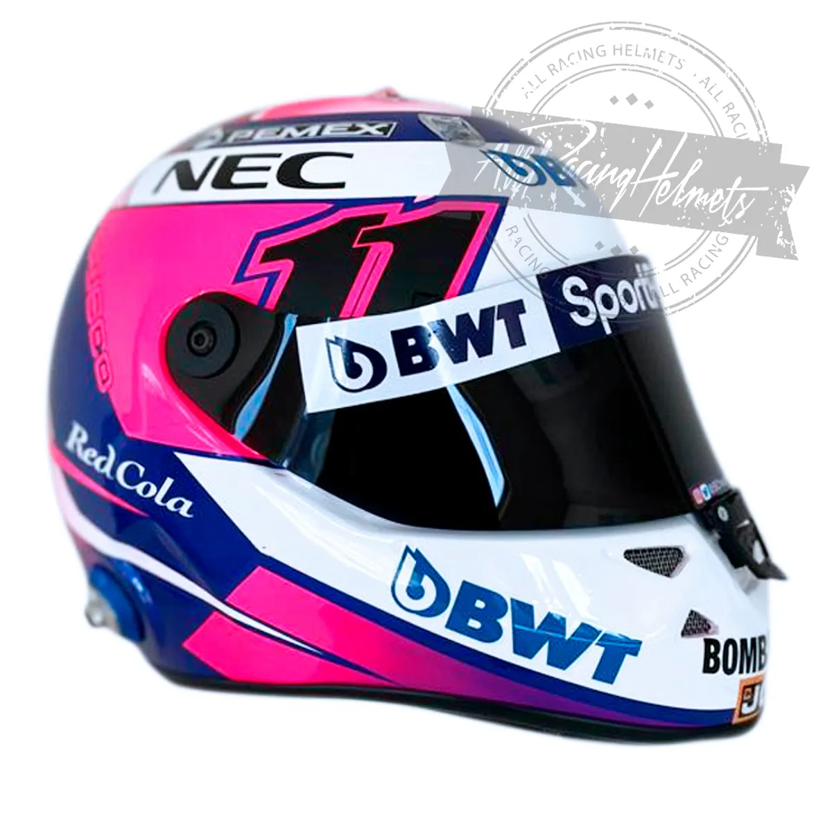 Sergio Perez 2019 F1 Replica Helmet Scale 1:1