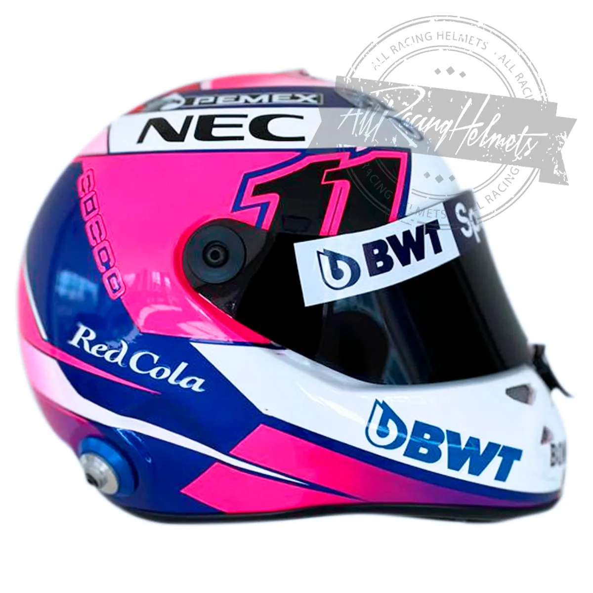Sergio Perez 2019 F1 Replica Helmet Scale 1:1