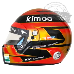 Stoffel Vandoorne 2018 F1 Replica Helmet Scale 1:1