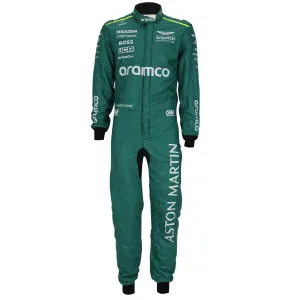 Stoffel Vandoorne Un-Signed 2024 Season used Aston Martin Aramco Formula One Team Suit