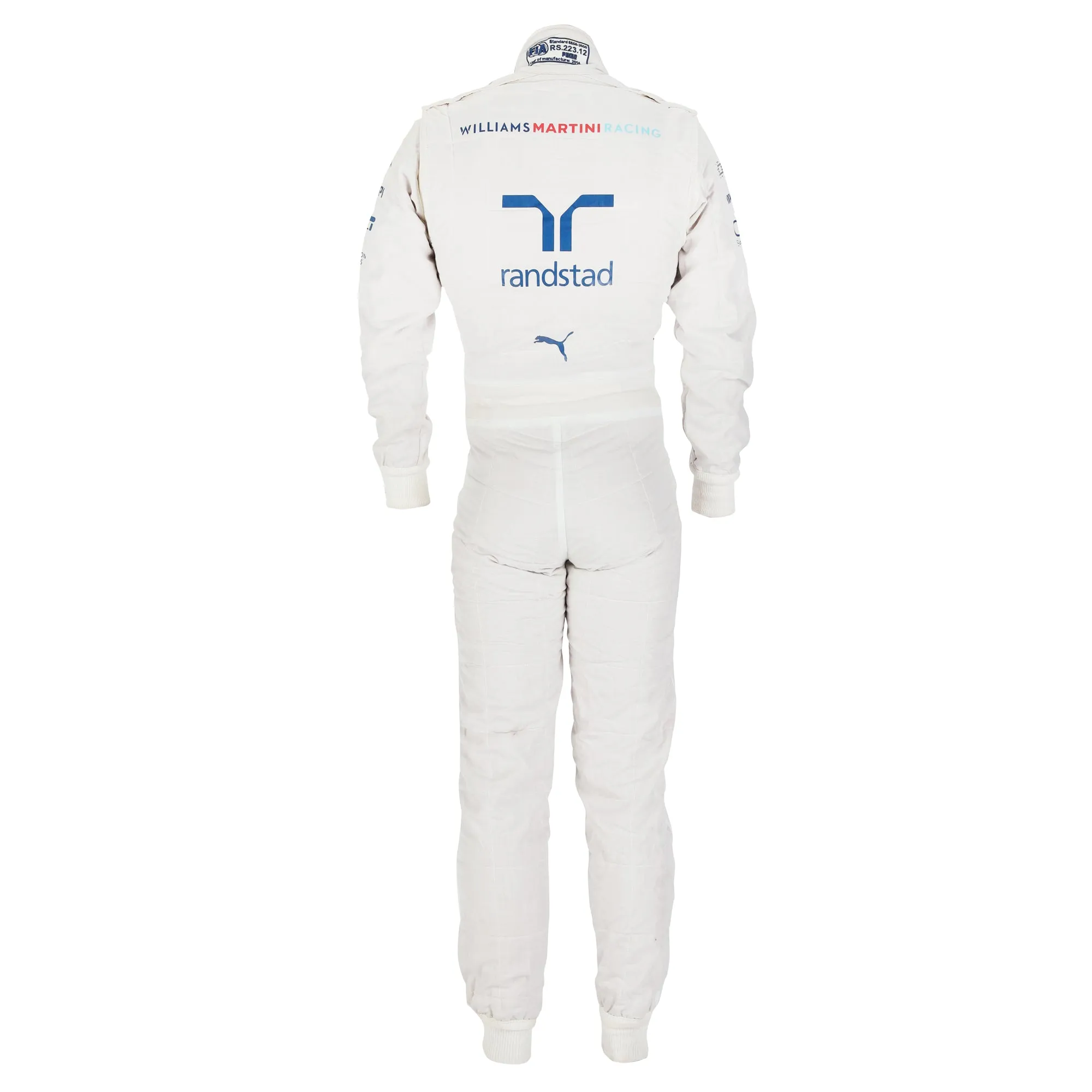 Susie Wolff 2014 Williams Martini Racing Testing Used Suit