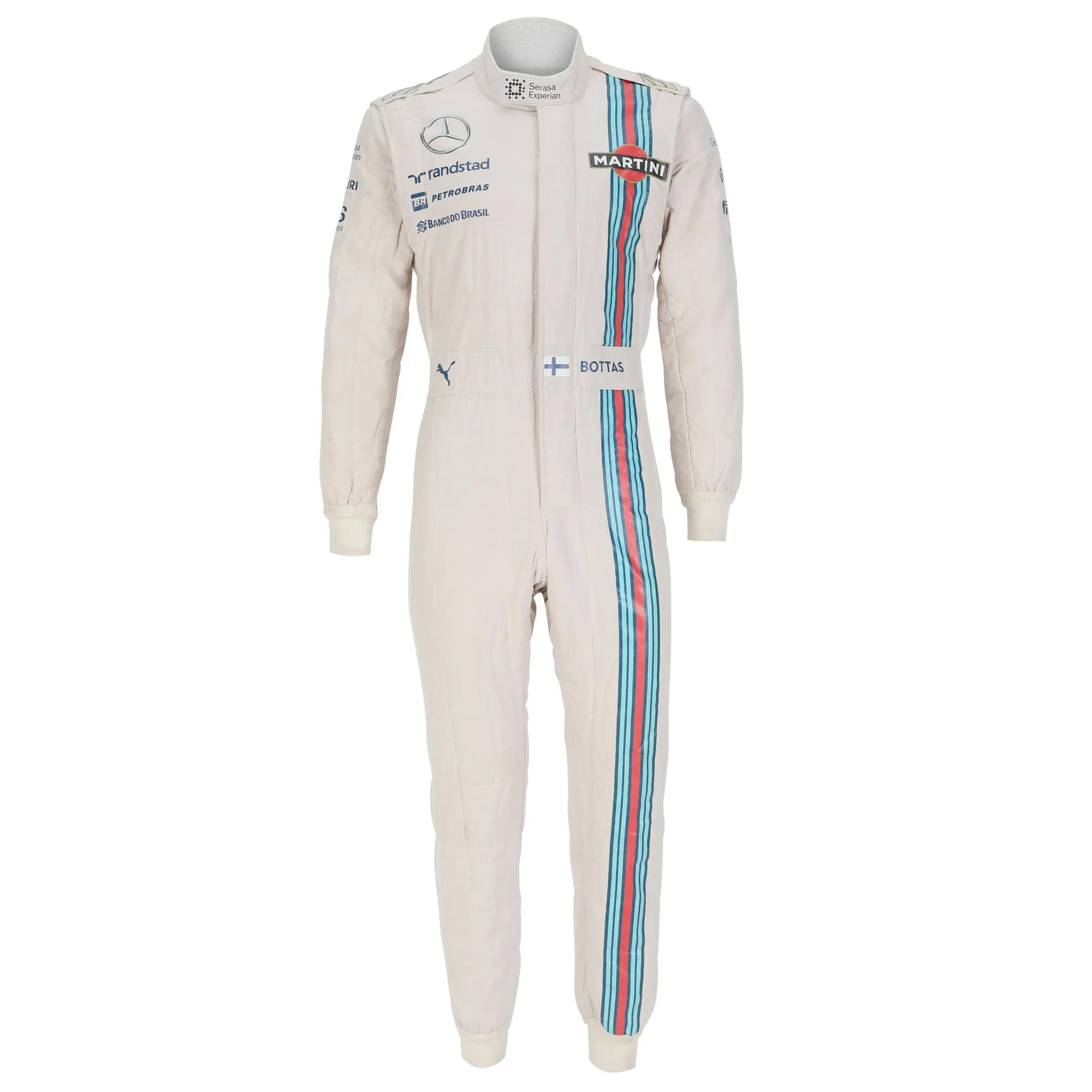 Valtteri Bottas 2014 Williams Martini Racing Grand Prix Used Suit