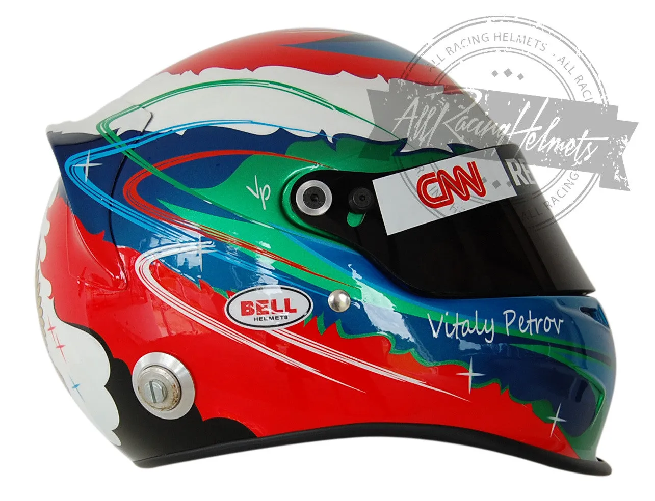 Vitaly Petrov 2011 F1 Replica Helmet Scale 1:1